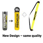 Tennis-Point 18x Premium Tennisball 4er + Ballsammelröhre