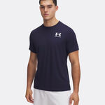 Under Armour ODZIEŻ Under Armour Heatgear Fitted Koszulka Mężczyźni-Ciemnoniebieski