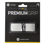 Tennis-Point Podstawowe owijaki Tennis-Point Premium Grip Opakowanie 1 Szt.-Biały