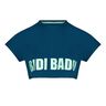 Abdominis Crop Move Tee - black