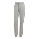 adidas ODZIEŻ adidas Essentials Linear French Terry Cuffed Spodnie Dresowe Kobiety-Jasnoszary,Biały