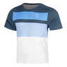 Court Dri-FIT Advantage Print Koszulka Mężczyźni - ciemnoniebieski, biały