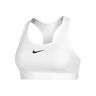 Swoosh Medium Stanik Sportowy Kobiety-Biały
