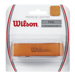 Wilson Podstawowe owijaki Wilson Premium Leather Replacement Grip Opakowanie 1 Szt.-Brąz