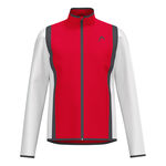 HEAD ODZIEŻ HEAD Club 25 Jacket Men Kurtka Treningowa Mężczyźni-Czerwony,Biały