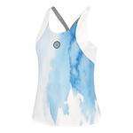 BIDI BADU ODZIEŻ BIDI BADU Watercolour Tank Top Kobiety-Biały,Niebieski