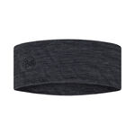 332 ODZIEŻ Buff Merino Lightweight Opaska na głowę Unisex - szary, 