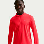 Nike ODZIEŻ Nike Pacer Half-Zip Koszulka do biegania Mężczyźni - jasnoczerwony, srebrny