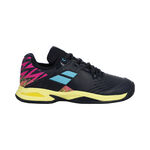 Babolat Buty tenisowe Babolat Propulse Buty Do Tenisa Allcourt Dzieci-Ciemnoniebieski,Różowy