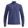 Essential Thermal Midlayer 1/2 Zip Koszulka do biegania Mężczyźni - niebieski, 