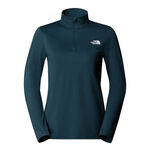 The North Face ODZIEŻ The North Face Flex 1/4 Zip Koszulka do biegania Kobiety - ciemnozielony, 