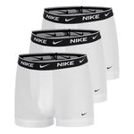 Nike Bokserki sportowe Nike Essential Cotton Stretch Trunk Bokserki sportowe - Opakowanie 3 szt. Mężczyźni-biały, biały