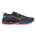 Mizuno Buty do biegania Mizuno Wave Daichi 9 But trailowy Mężczyźni - ciemnoniebieski, żółty