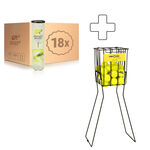 Racket Roots Piłka z wewnętrznym ciśnieniem Racket Roots Club Tennisball Puszka 4 Szt.