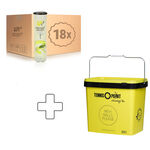 Racket Roots Piłka z wewnętrznym ciśnieniem Racket Roots Club Tennisball Puszka 4 Szt.