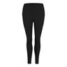 Road High Waist Getry do biegania Kobiety - czarny, 