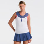 Original Penguin ODZIEŻ Original Penguin Colorblock Tank Top Kobiety-Biały,Niebieski