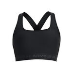Under Armour ODZIEŻ Under Armour Crossback Mid Stanik Sportowy Kobiety-Czarny,Szary