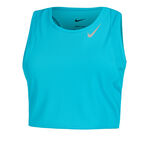 Nike ODZIEŻ Nike Dri-Fit Fast Crop Koszulka do biegania Kobiety - turkus, 