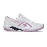 ASICS Buty tenisowe ASICS Solution Swift FF 2 Clay Buty Do Tenisa Ziemnego Kobiety-Biały,Ciemnoróżowy