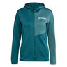 Terrex XPR Light Fleece Kurtka do biegania Kobiety - petrol, 