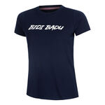 BIDI BADU ODZIEŻ BIDI BADU Crew Logo Koszulka Kobiety-Ciemnoniebieski