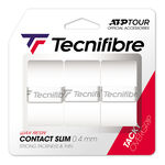Tecnifibre Owijki Tecnifibre Contact Slim 3er Opakowanie 3 Szt.-Biały