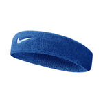 Nike ODZIEŻ Nike Swoosh Classic Opaska do włosów Unisex - niebieski, biały