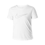 Nike Koszulka do biegania Nike Dri-Fit One Graphic Koszulka Dziewczynki-Biały,Czarny
