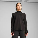 Puma ODZIEŻ Puma Velocity Cloudspun 1/4 Zip Koszulka do biegania Kobiety - czarny, 
