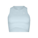 On ODZIEŻ On Court Crop Tank Top Kobiety-Niebiesko-szary