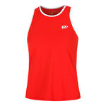 Racket Roots ODZIEŻ Racket Roots Teamline Racerback Tank Top Kobiety-Czerwony