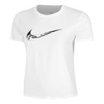 Nike ODZIEŻ Nike Dri-Fit One Swoosh Koszulka do biegania Kobiety - biały, 