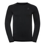 Odlo ODZIEŻ Odlo Performance Warm Eco BI Top Crew Neck Długi Rękaw Mężczyźni - czarny, 