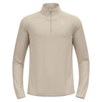 Odlo ODZIEŻ Odlo Zeroweight Warm Mid Layer 1/2 Zip Koszulka do biegania Mężczyźni - srebrny, 