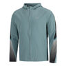 Velociti Storm Hooded Kurtka do biegania Mężczyźni - niebiesko-szary, czarny