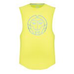 BIDI BADU ODZIEŻ BIDI BADU Deltoideus Move Tank Top Mężczyźni-Neonowy Żółty