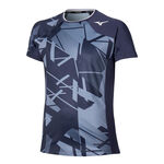 Mizuno Odzież tenisowa Mizuno Daybreakers Shadow Graphic Koszulka Mężczyźni-Ciemnoszary