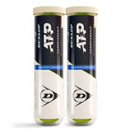 Dunlop Piłki tenisowe Dunlop ATP Championship Bi Pack 2x Puszka 4 Szt.