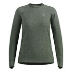 Odlo ODZIEŻ Odlo Essential Seamless Crew Neck Długi Rękaw Kobiety-oliwka
