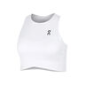 Court Crop Tank Top Kobiety-Biały