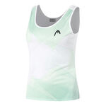 HEAD ODZIEŻ HEAD Spirit II Tank Top Kobiety-Mięta,Biały