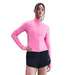 Nike ODZIEŻ Nike Swift Half-Zip Koszulka do biegania Kobiety - różowy, srebrny