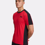 Under Armour ODZIEŻ Under Armour Wordmark Koszulka Mężczyźni-Czerwony