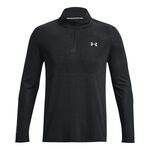 Under Armour ODZIEŻ Under Armour Seamless Stride 1/4 Zip Długi Rękaw Mężczyźni - czarny, 