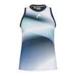 HEAD ODZIEŻ HEAD Performance Tank top Kobiety - ciemnoniebieski, biały
