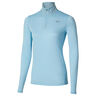 Core Impulse Half Zip Koszulka do biegania Kobiety-jasnoniebieski