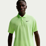 Nike Odzież tenisowa Nike Dri-Fit Victory Court Solid Polo Mężczyźni-limonka