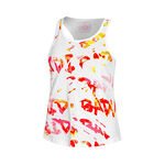 BIDI BADU ODZIEŻ BIDI BADU Wild Arts Chill Junior Tank Top Dziewczynki-Biały,Wielokolorowy