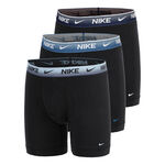 Nike Bokserki sportowe Nike Essential Cotton Stretch Boxer Brief Bokserki sportowe - Opakowanie 3 szt. Mężczyźni-czarny, niebieski